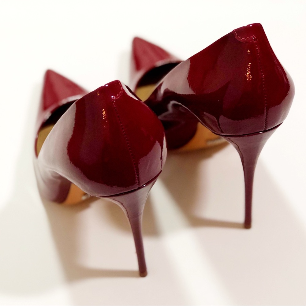Schutz Burgundy Patent Leather Stiletto